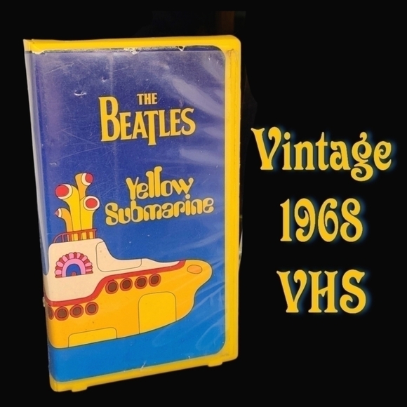 The Beatles Yellow Submarine Vintage 1968 VHS - Picture 1 of 8
